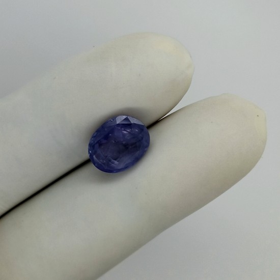 Blue Sapphire (Neelam)  4.91 Ct Gem Quality